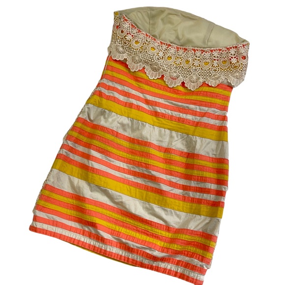 Anthropologie Minuet Strapless Dress - Picture 4 of 4